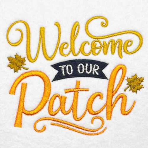 Welcome to the patch embroidery design