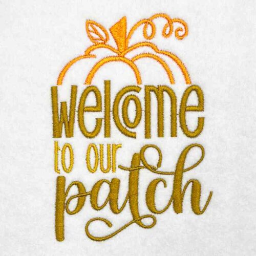 Welcome to our patch embroidery design