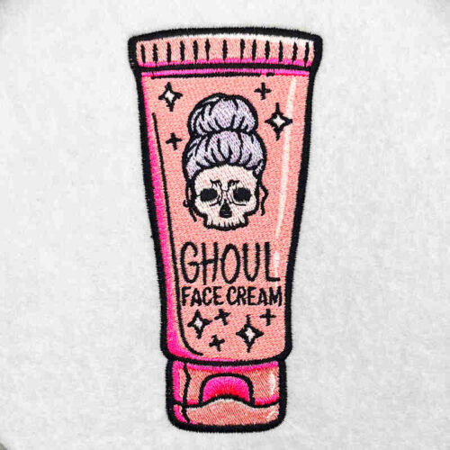 Ghoul Cream embroidery design