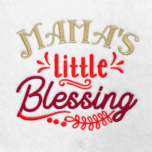 Little Blessing embroidery design