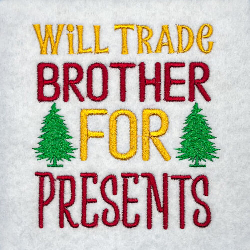 trade brother embroidery design