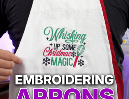 10 Easy Steps to Machine Embroider Your Own Apron