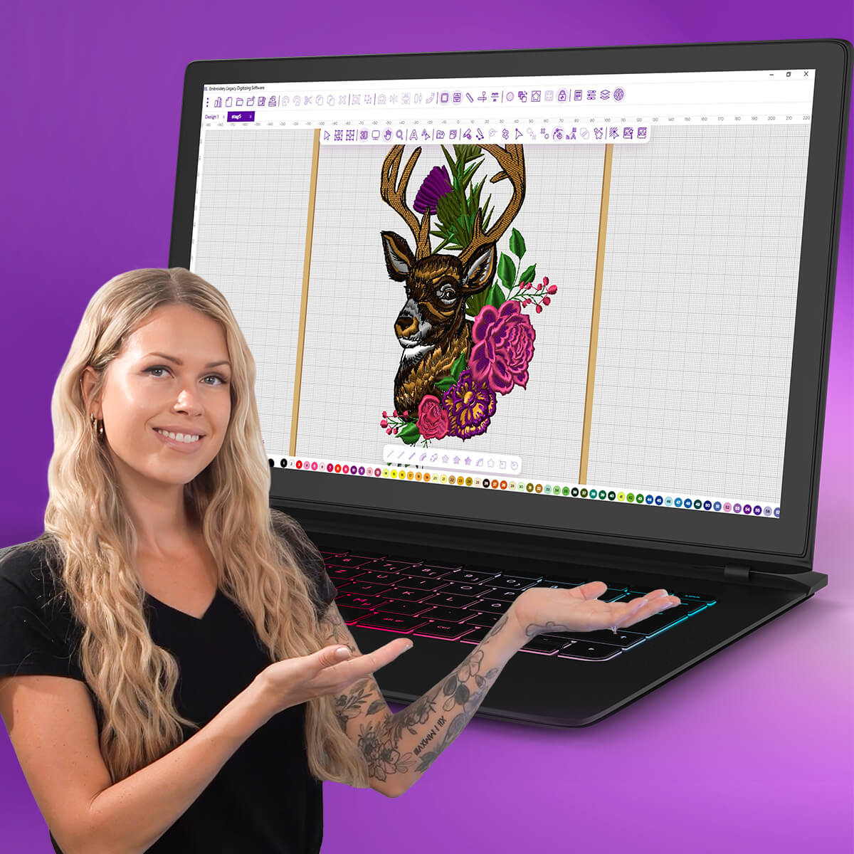 Embroidery Legacy Digitizing Software Reveal